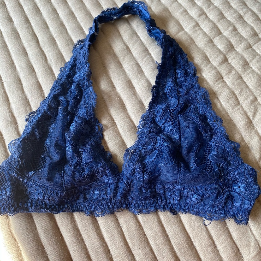 Blue Halter Top Bralette 💙